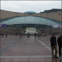 Front view of the Three Gorges Museum at People’s Square in Chongqing