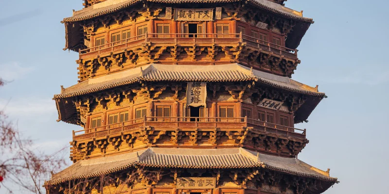 Yingxian Wooden Pagoda detail